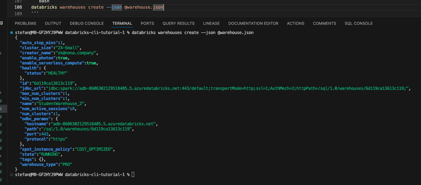 Featured image of post Databricks CLI Step by Step - Part 1 - The basics