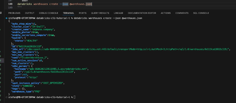 Featured image of post Databricks CLI Step by Step - Part 1 - The basics